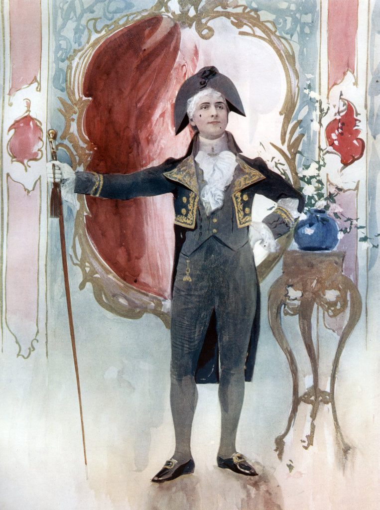 Detail of Charles Hayden Coffin in The Country Girl by Ellis & Walery