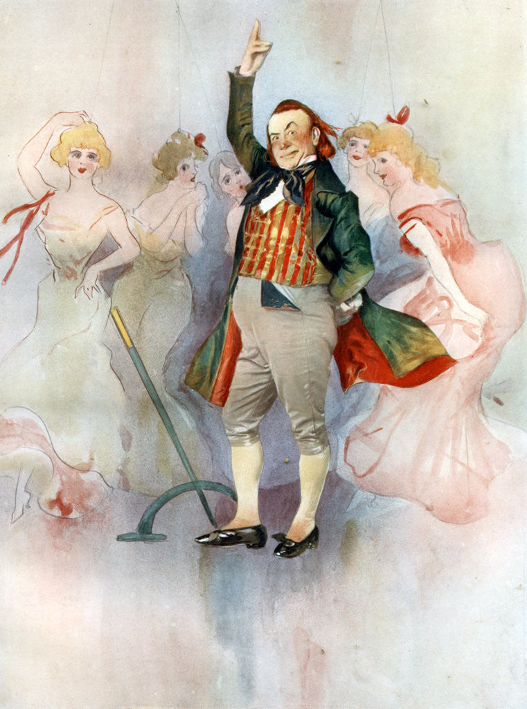 Detail of Willie Edouin in La Poupee by Ellis & Walery