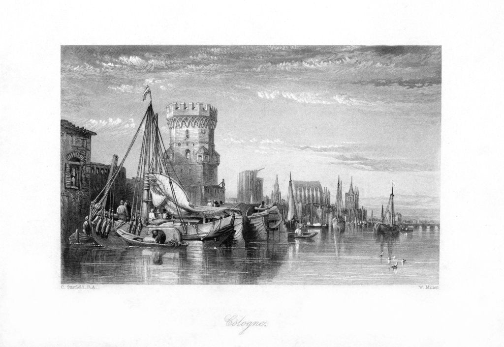 Detail of Cologne, Germany by W Miller