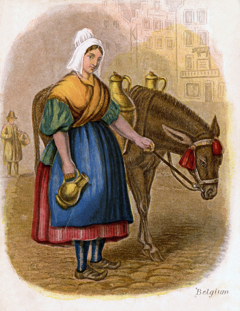 Detail of Belgian Milk-Woman by W Dickes