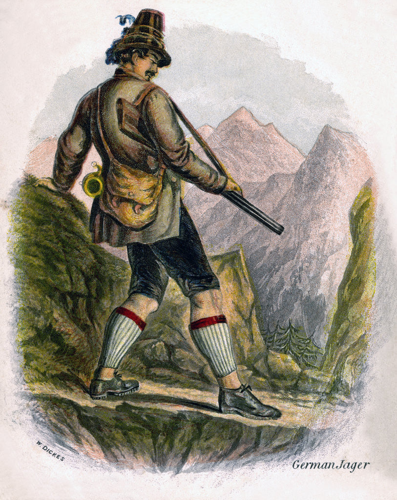 Detail of Bavarian Peasant by W Dickes