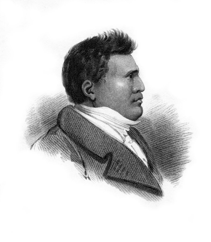 Detail of Rhio Rhio, King of the Sandwich Islands by Anonymous