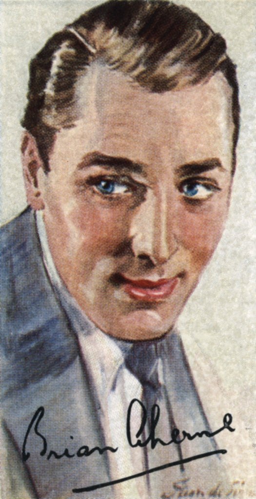 Detail of Brian Aherne, (1902-1986), English film actor who found success in Hollywood by Anonymous