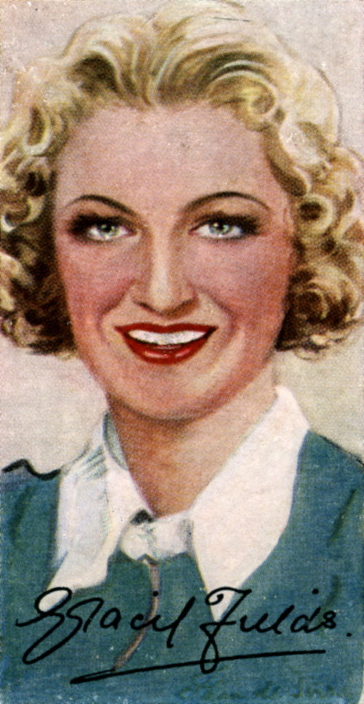 Detail of Dame Gracie Fields, (1898-1979), English singer and comedian by Anonymous