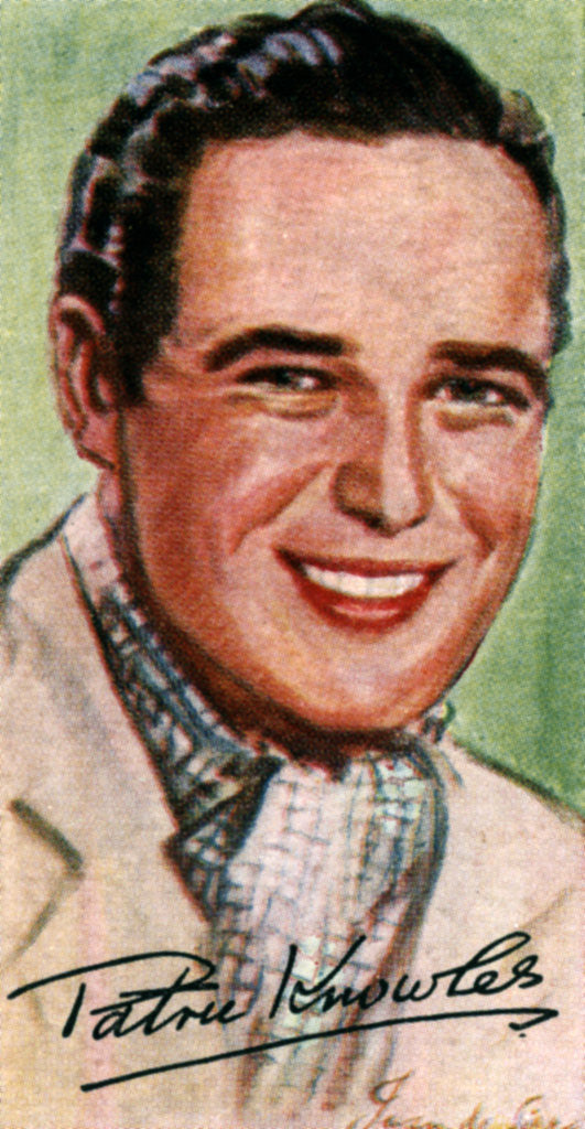 Detail of Patric Knowles, (1911-1995),  English born film actor by Anonymous