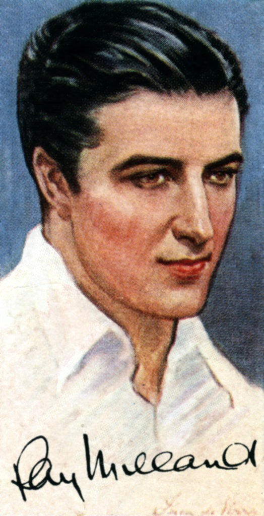 Detail of Ray Milland, (1905-1986), Welsh actor and director by Anonymous