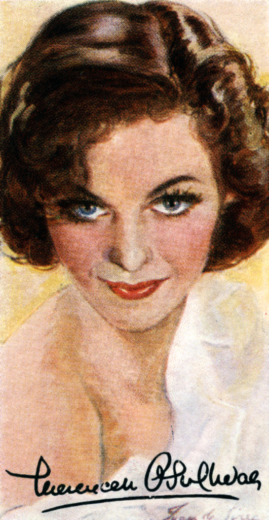 Detail of Maureen O?Sullivan, (1911-1998), Irish actress by Anonymous