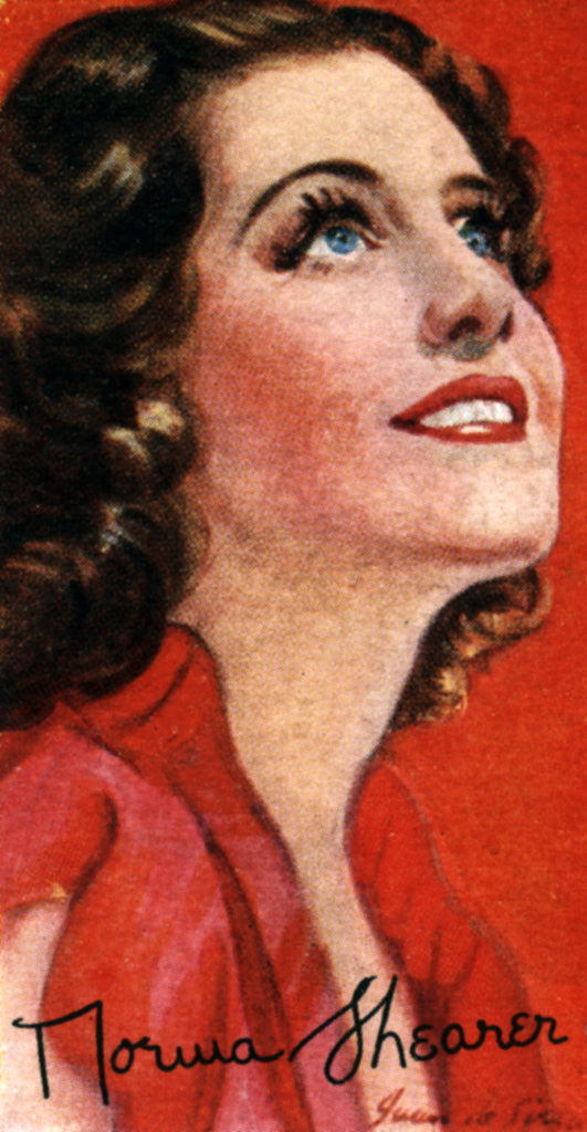 Detail of Norma Shearer, (1902-1983), Academy Award winning Canadian born actress by Anonymous
