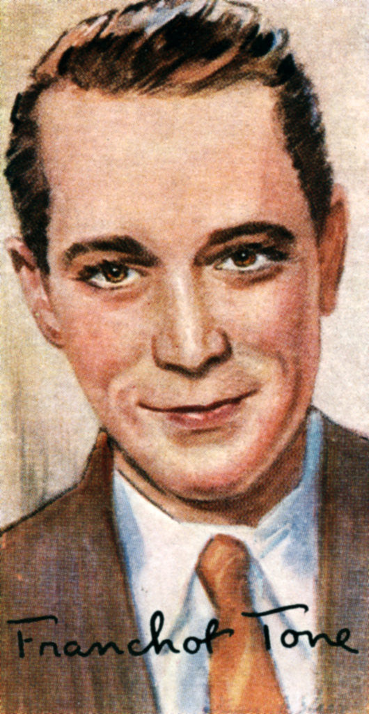 Detail of Franchot Tone, (1905-1968), American actor by Anonymous