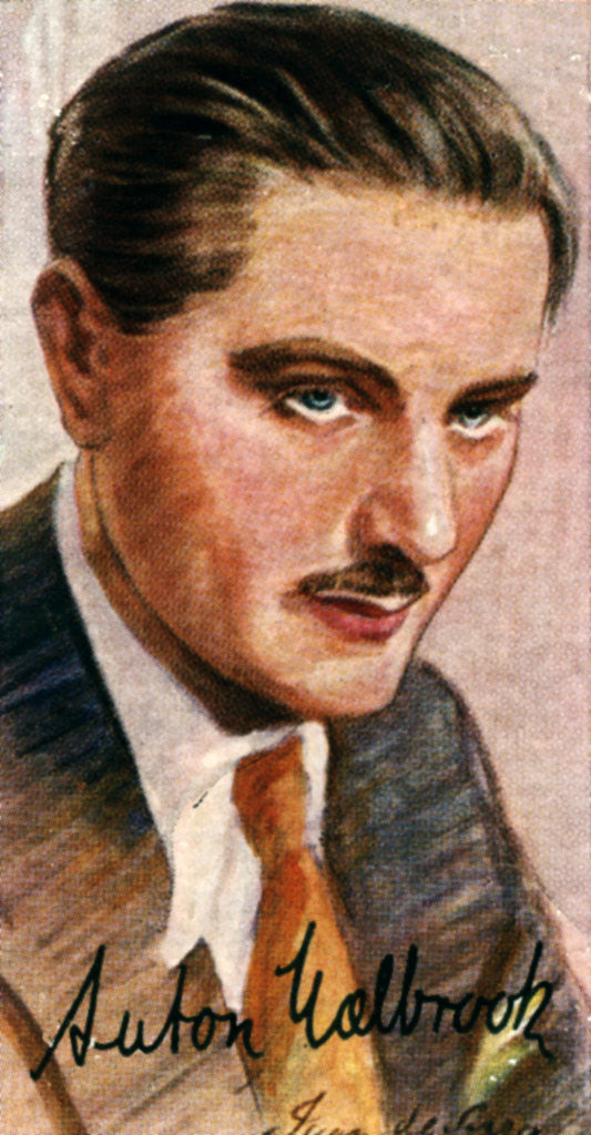 Detail of Anton Walbrook, (1896-1967), Austrian actor by Anonymous