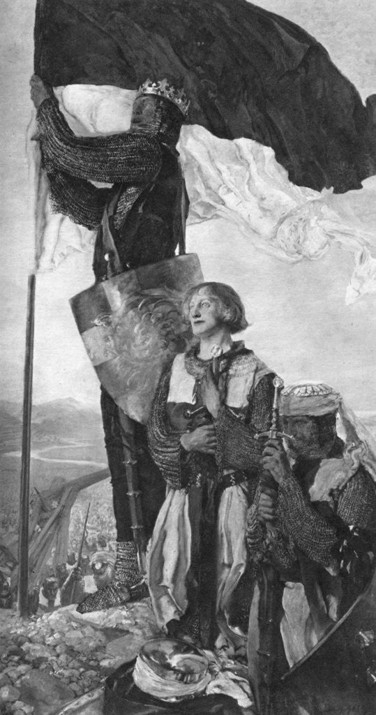 Detail of Crusaders Sighting Jerusalem by Edwin Austin Abbey