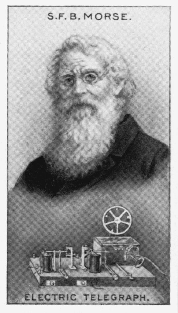 Detail of Samuel Finley Breese Morse, American inventor by Anonymous