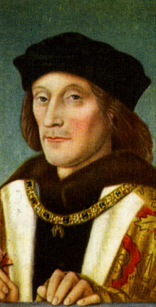 Detail of King Henry VII by Anonymous