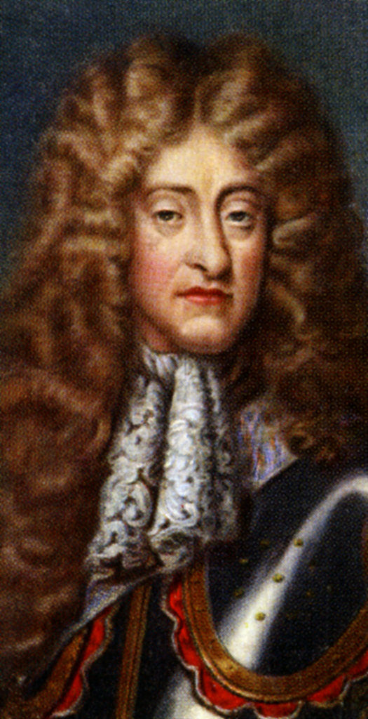 Detail of King James II by Anonymous