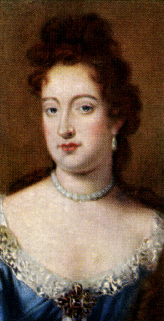 Detail of Queen Mary II by Anonymous