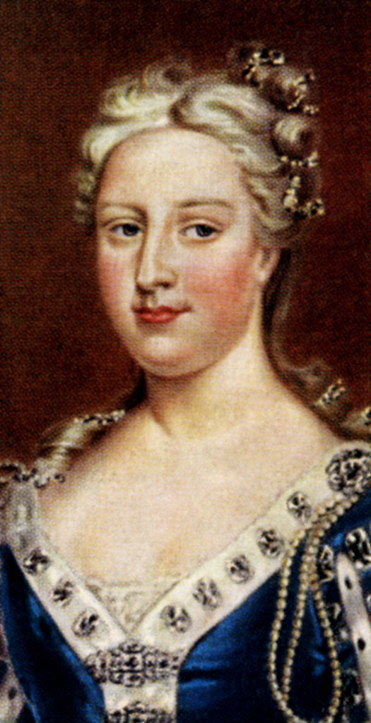 Detail of Queen Caroline by Anonymous
