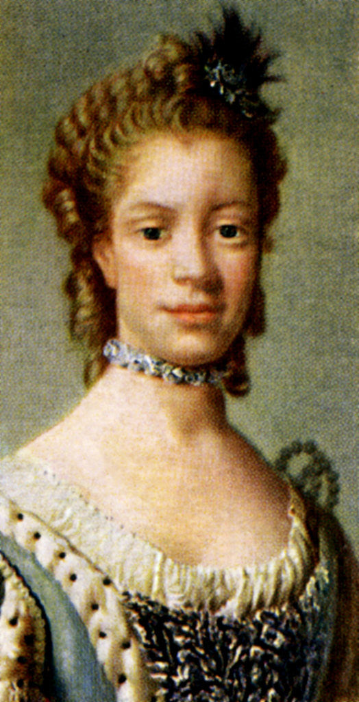 Detail of Queen Charlotte by Anonymous