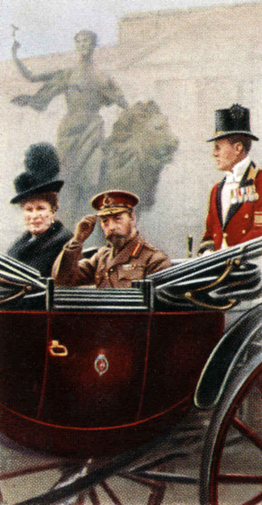 Detail of Memorial service to Lord Kitchener, June 13th, 1916. c1935 by Anonymous