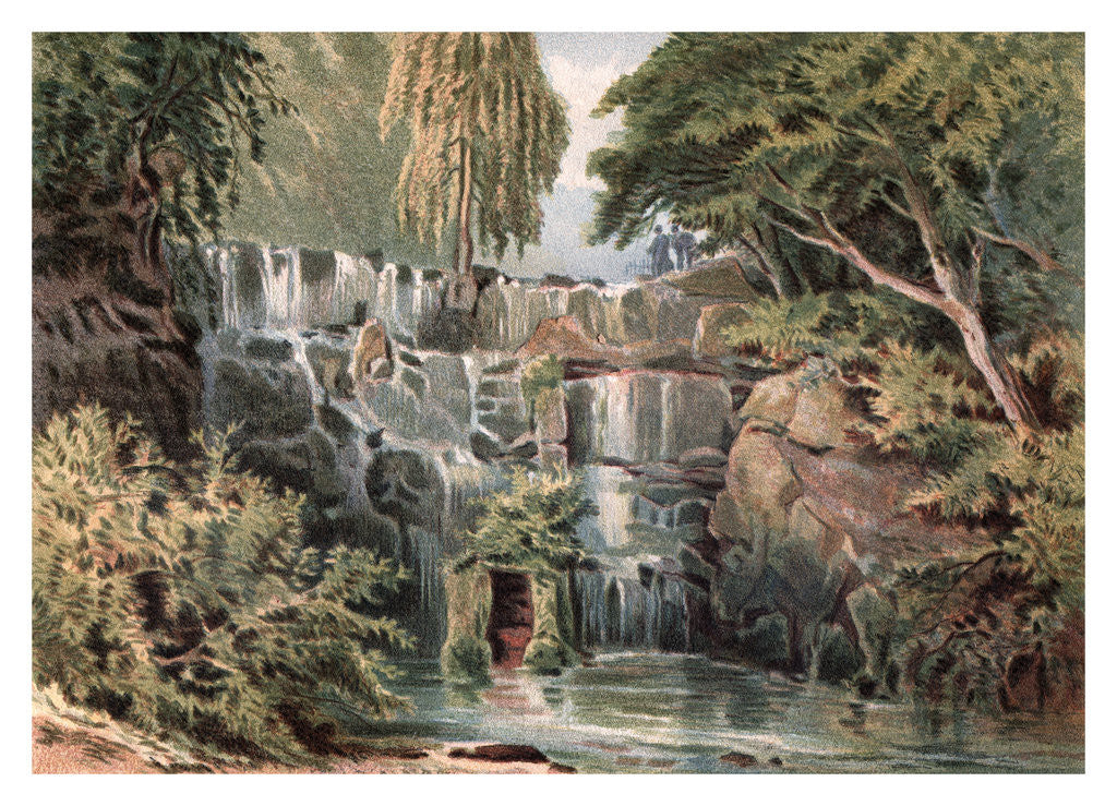 Detail of Cascade at Virginia Water by Anonymous