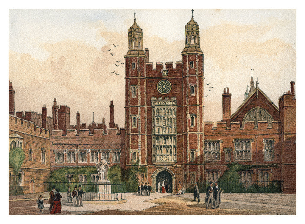 Detail of Quadrangle of Eton College by Anonymous