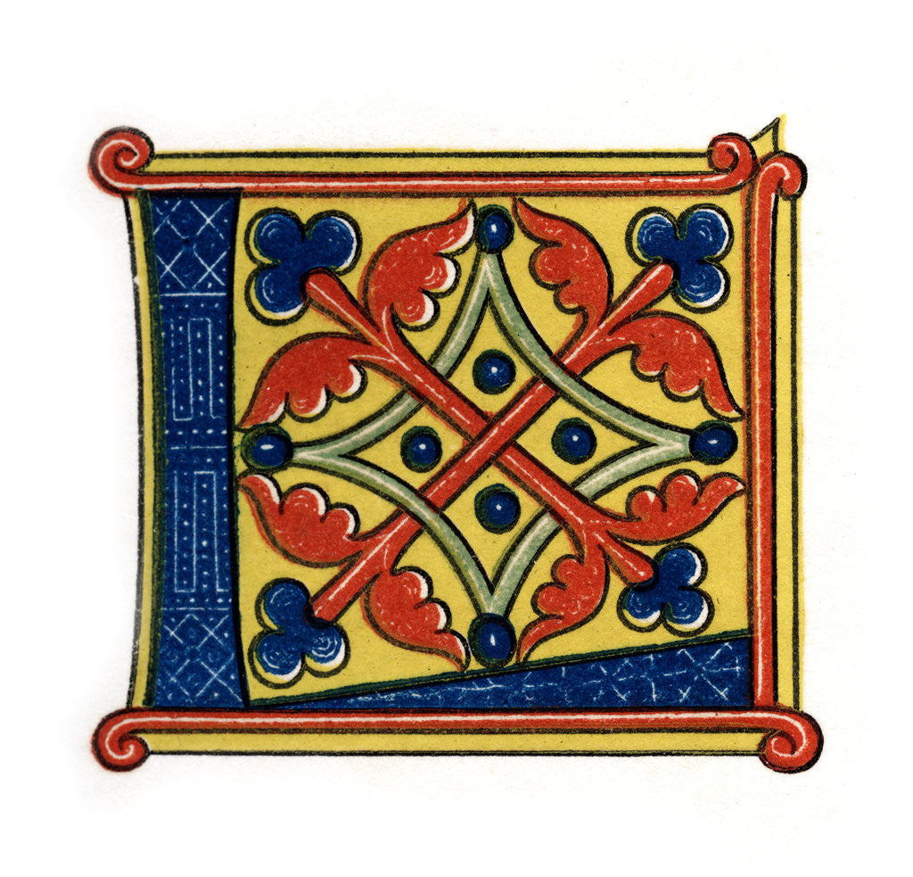 Detail of Initial letter 'L' by Henry Shaw