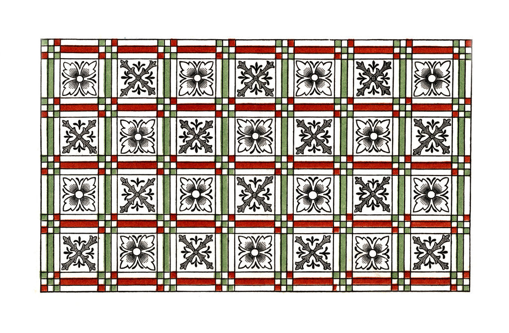 Detail of Ornamental pavement by Henry Shaw