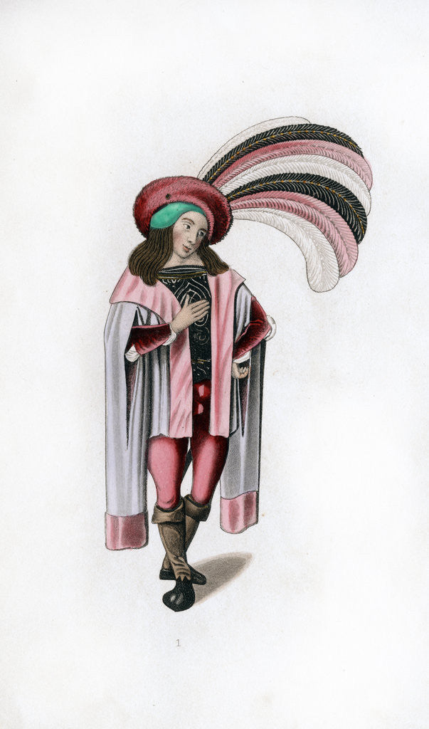 Detail of Male dress by Henry Shaw