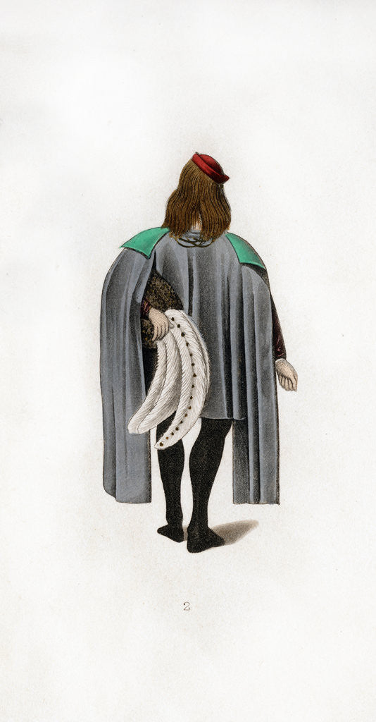 Detail of Male dress by Henry Shaw