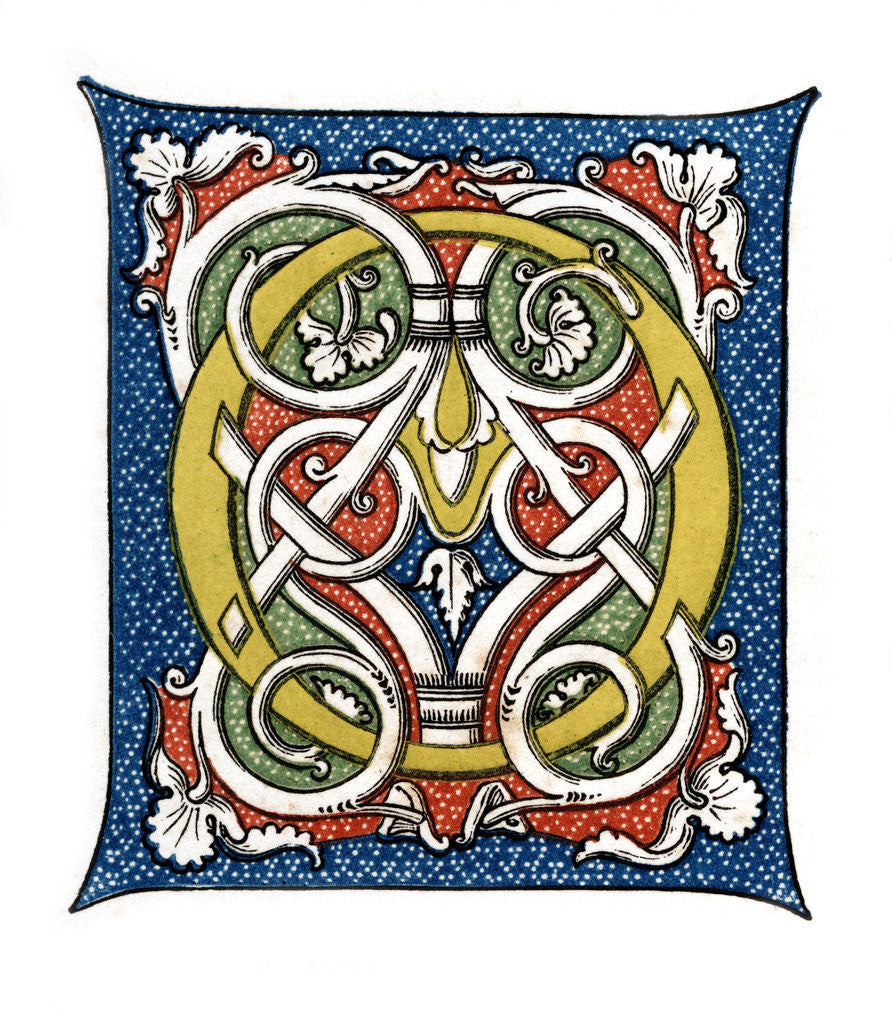 Detail of Initial letter 'O' by Henry Shaw