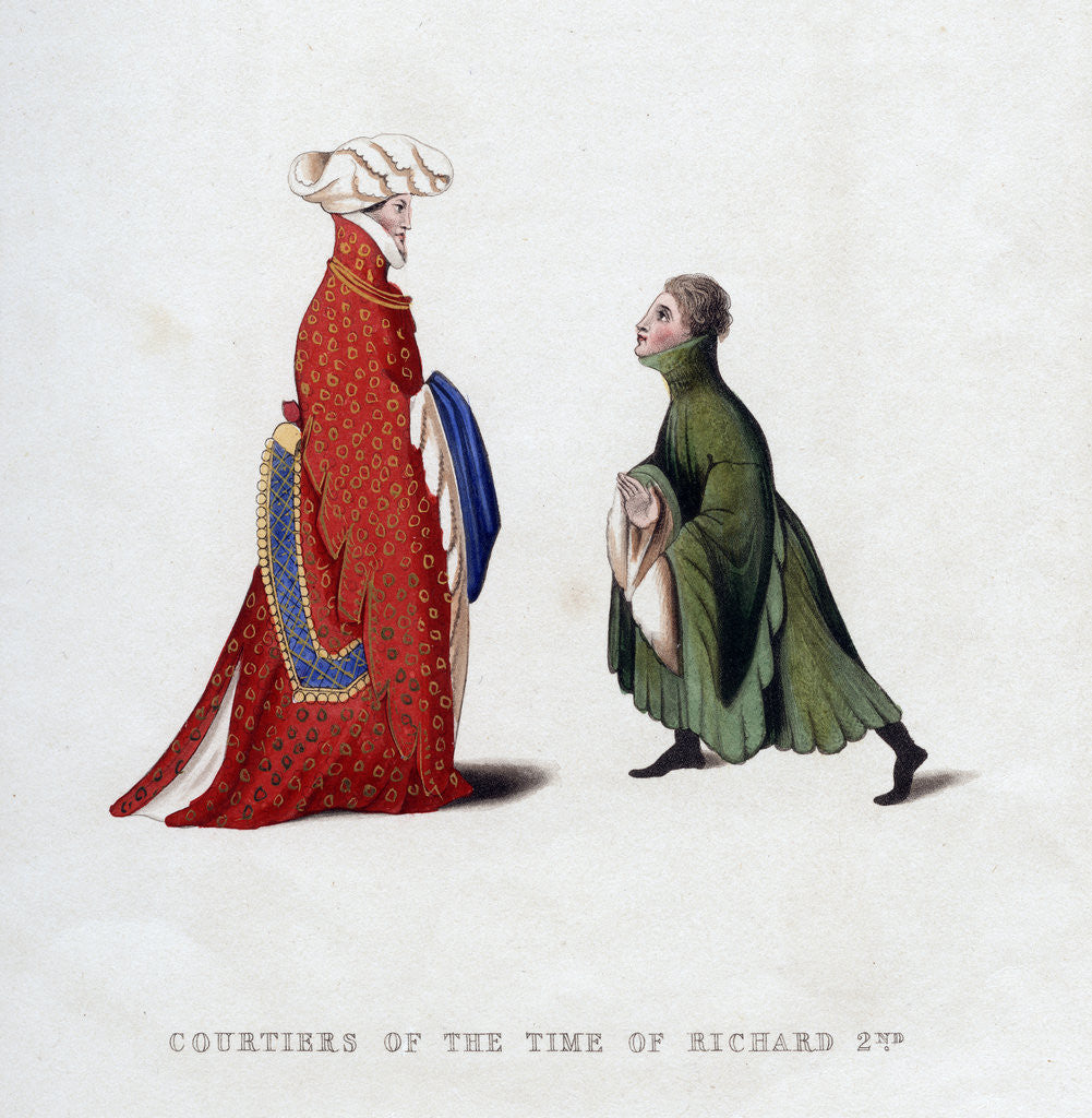 Detail of Court dress by Henry Shaw