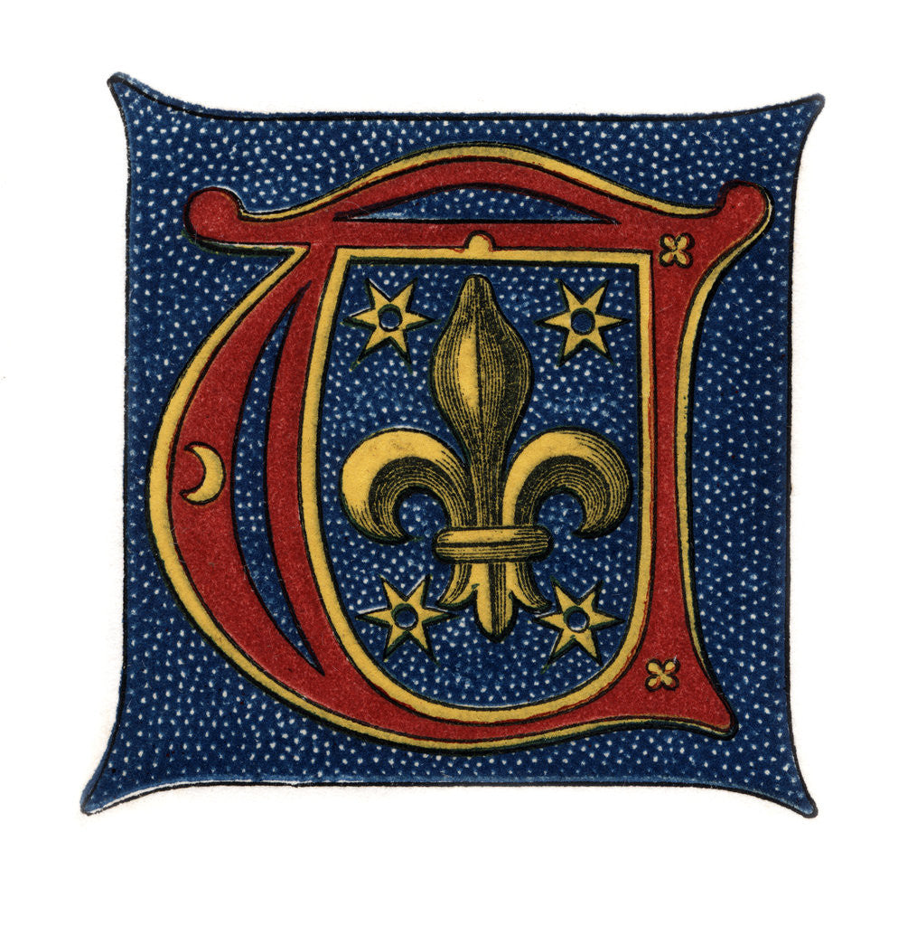 Detail of Initial letter 'T', c16th century? by Henry Shaw