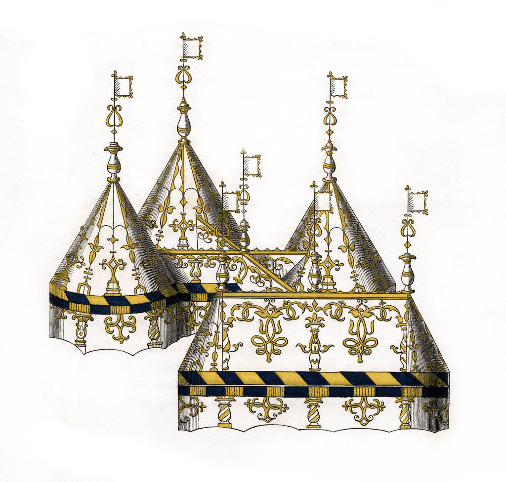 Detail of Tent design by Henry Shaw