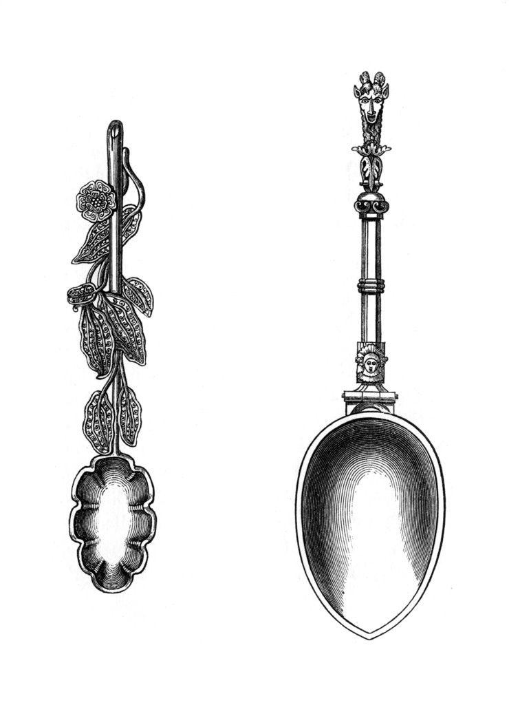 Detail of Spoons by Henry Shaw