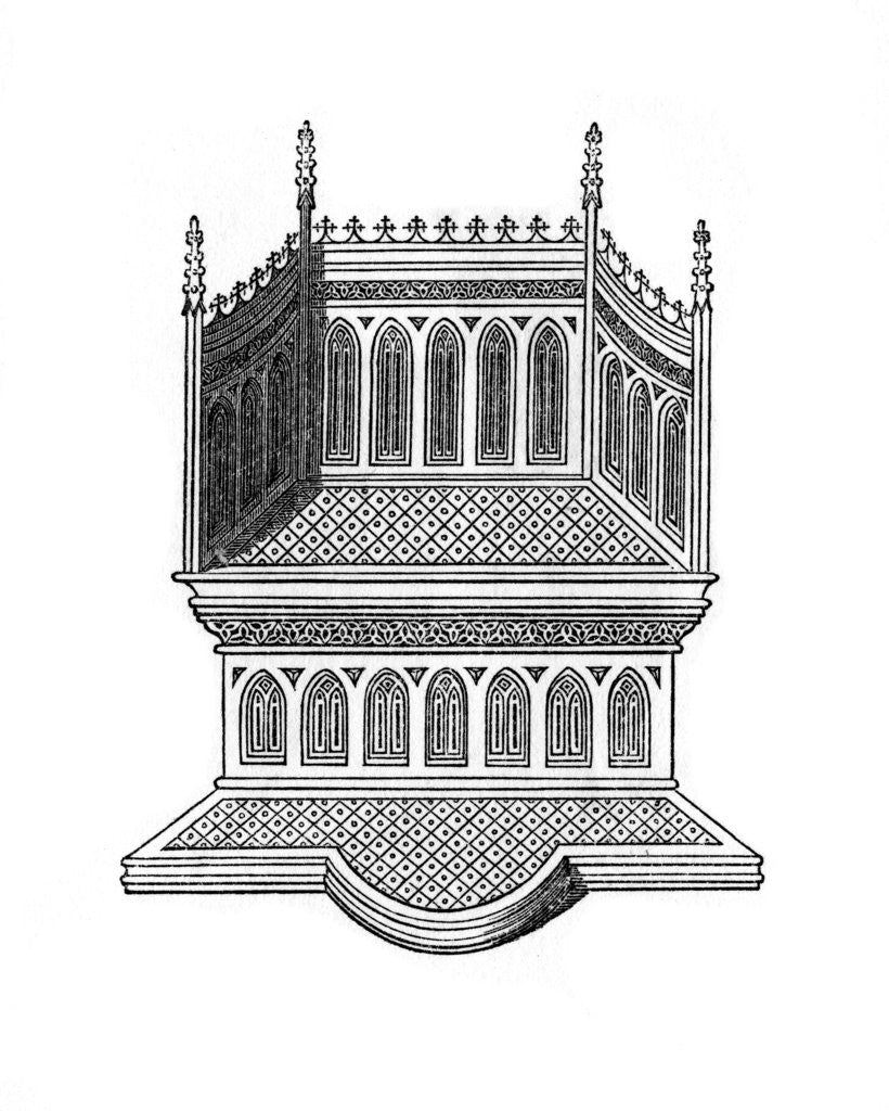 Detail of Throne by Henry Shaw