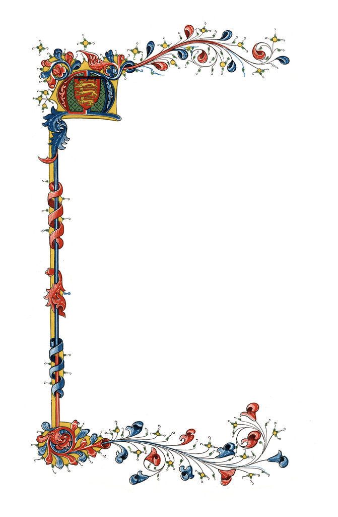 Detail of Initial letter 'M' by Henry Shaw