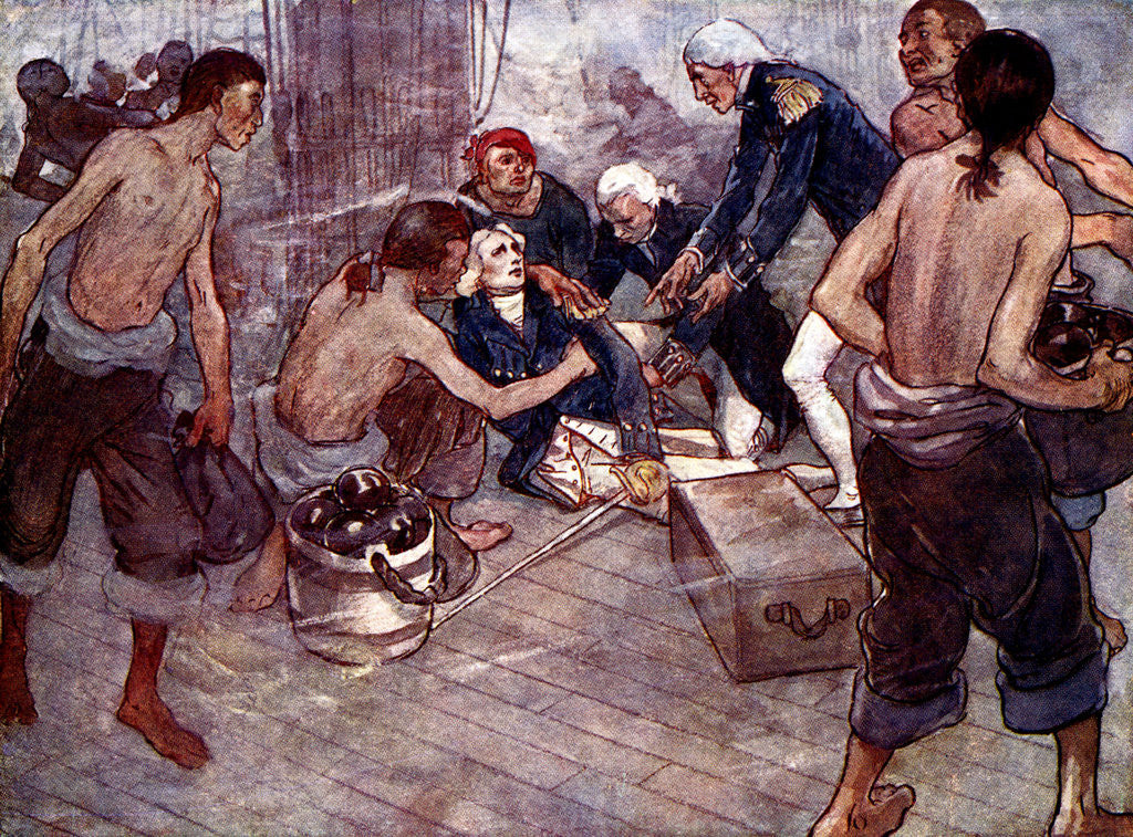 Detail of They have done for me at last, Hardy, said Nelson by A S Forrest