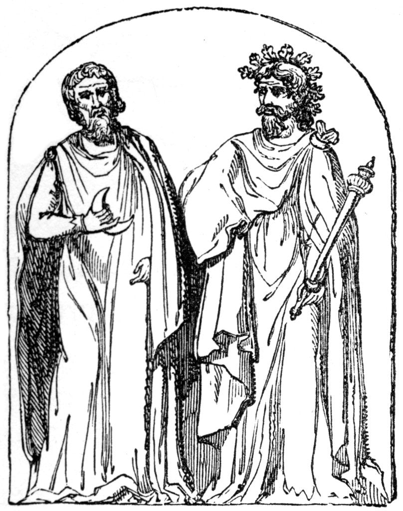 Detail of Druids by Anonymous