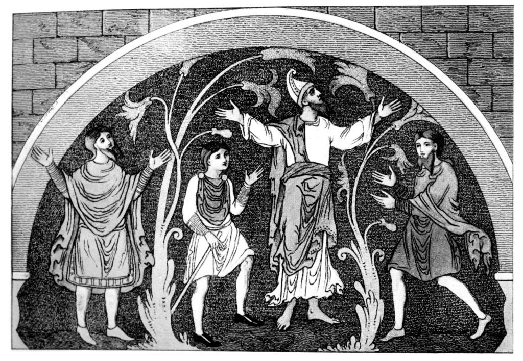 Detail of Saxon dress by Anonymous