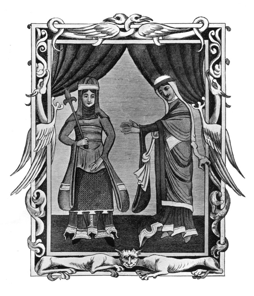 Detail of Norman costume by Anonymous