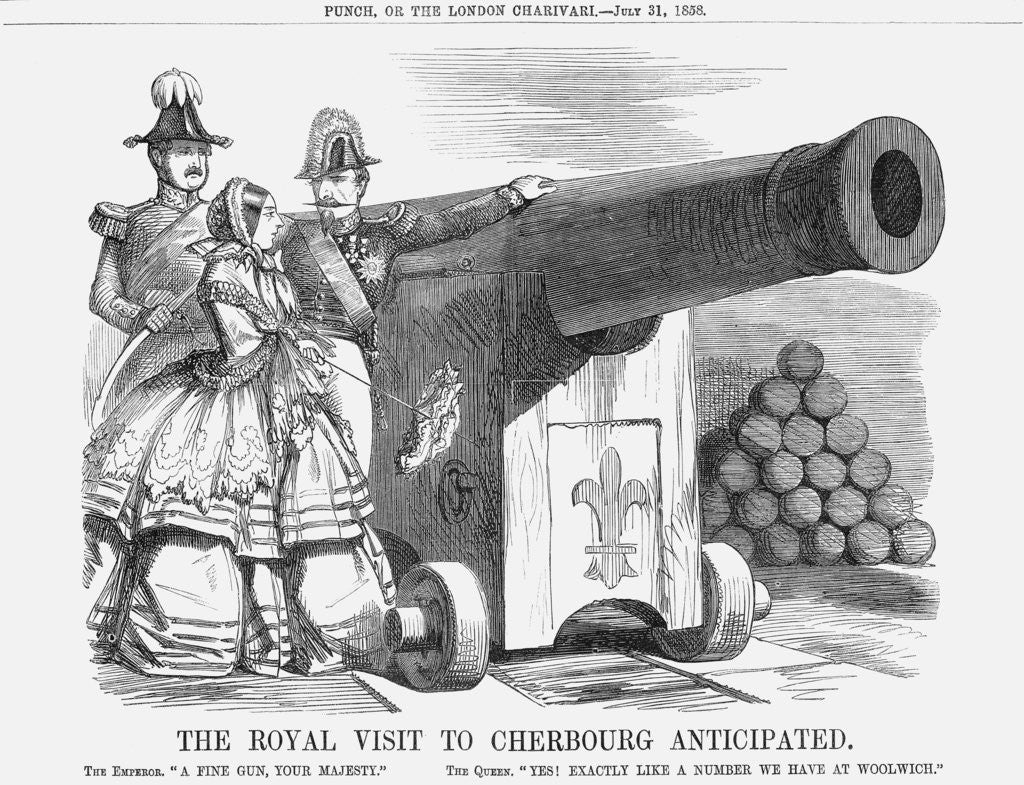 Detail of The Royal Visit to Cherbourg Anticipated by Anonymous