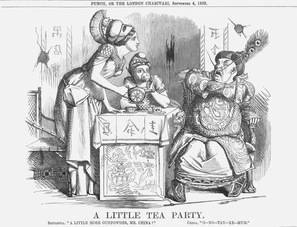 Detail of A Little Tea Party by Anonymous