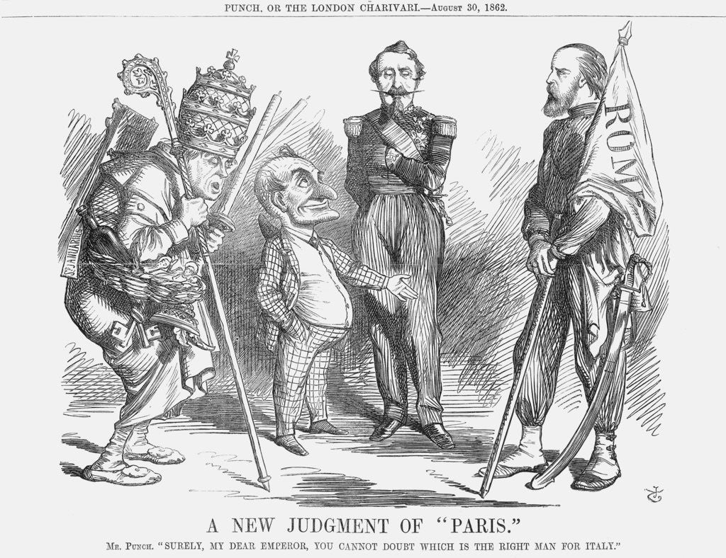 Detail of A New Judgement of Paris by John Tenniel