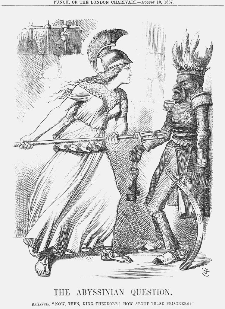 Detail of The Abyssinian Question by John Tenniel
