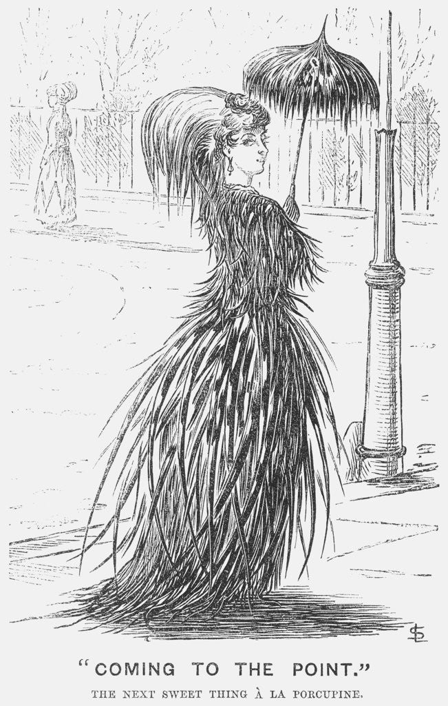 Detail of Coming To The Point by Edward Linley Sambourne