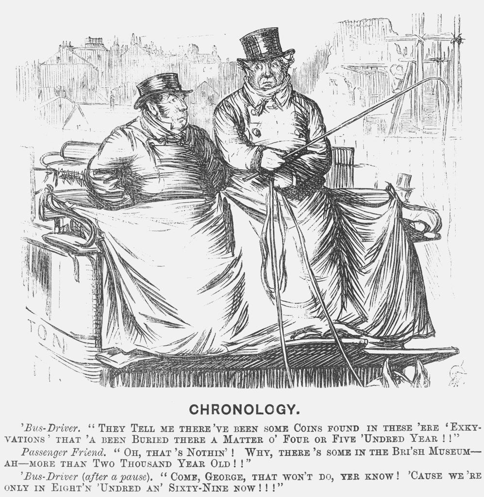 Detail of Chronology by Charles Samuel Keene