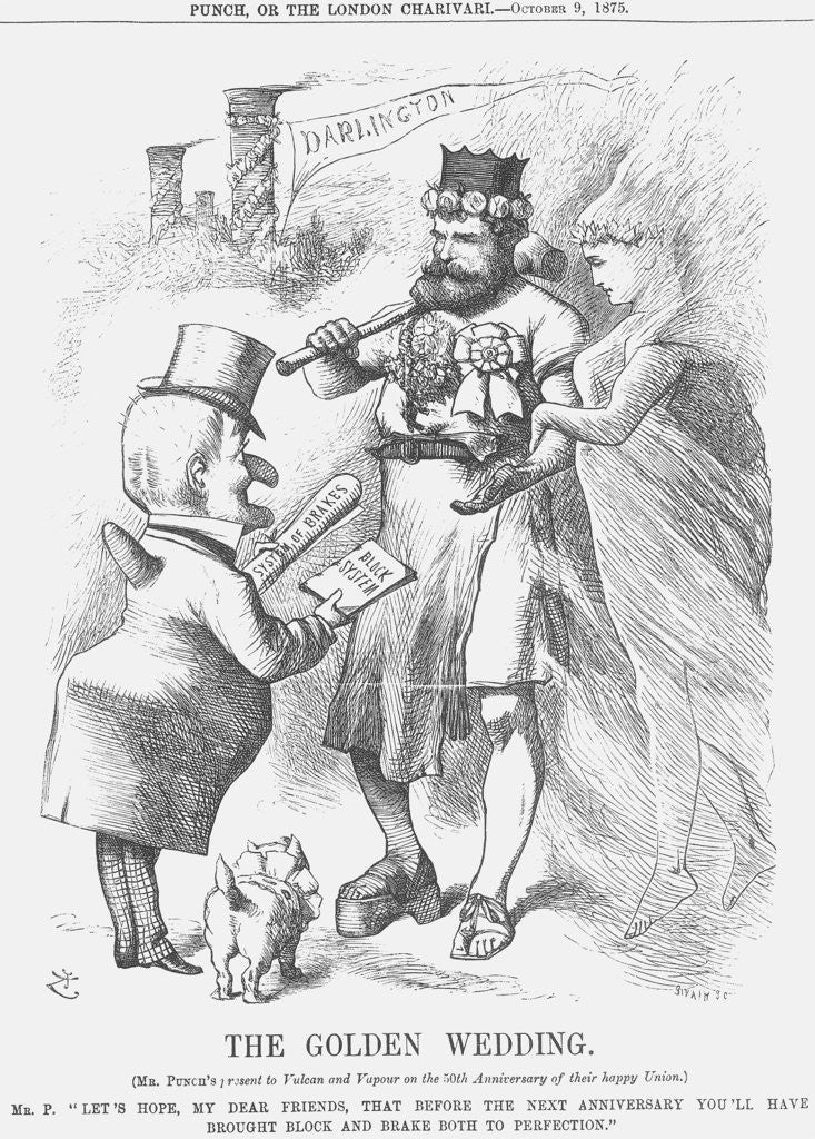 Detail of The Golden Wedding by Joseph Swain