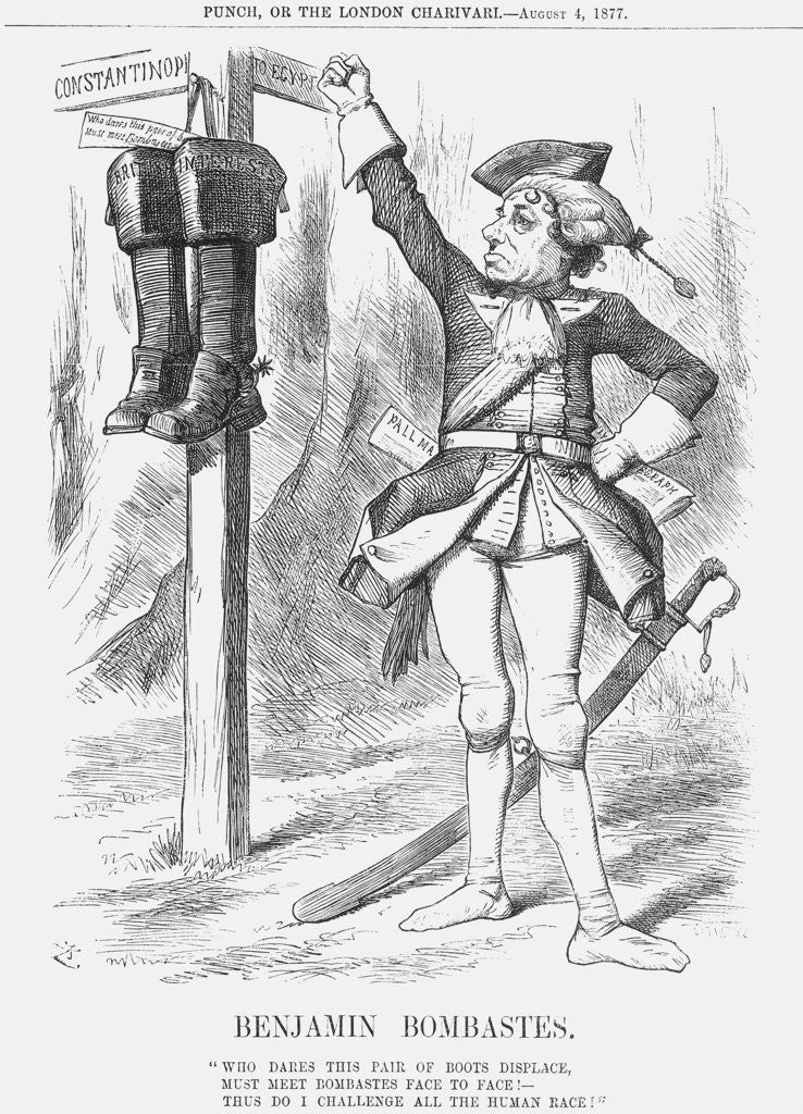 Detail of Benjamin Bombastes by Joseph Swain