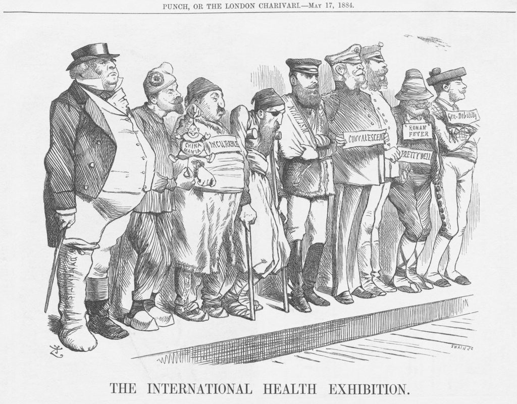 Detail of The International Health Exhibition by Joseph Swain
