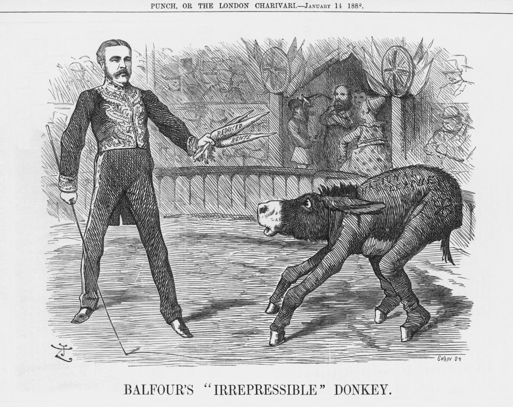 Detail of Balfour's Irrepressible Donkey by Joseph Swain