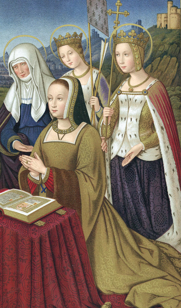 Detail of Anne of Brittany, Duchess of Brittany and Queen of France by Unknown